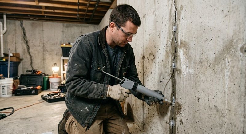 Basement Crack Repair in Mahoning County, OH