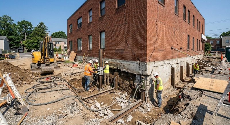Building Foundation Repair in Mahoning County, OH