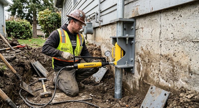 Concrete Foundation Leveling in Cortland, OH