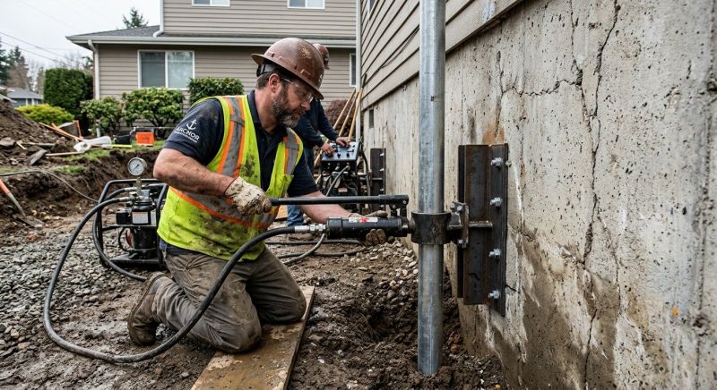 Concrete Foundation Leveling in Struthers, OH