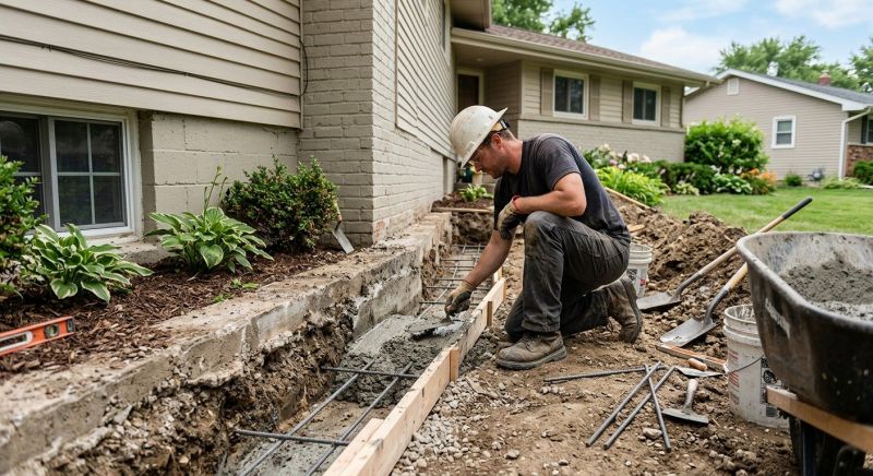 Concrete Foundation Repair in Brookfield, OH