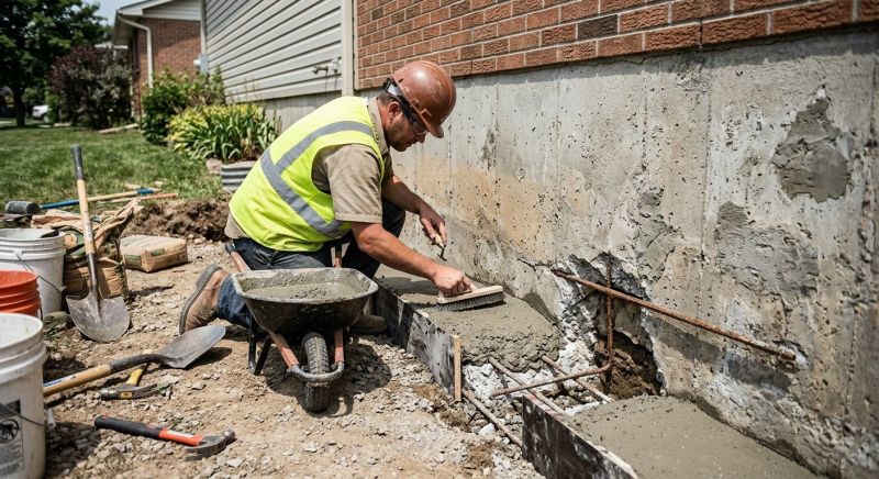 Concrete Foundation Repair in Campbell, OH