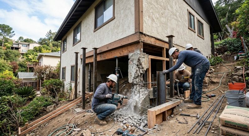Concrete Foundation Repair in Deerfield, OH