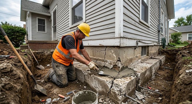 Concrete Foundation Repair in Struthers, OH
