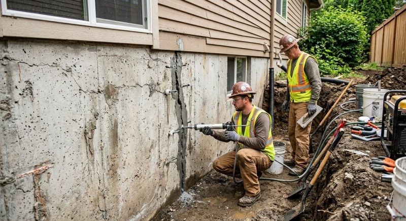 Cracked Foundation Repair in Berlin Center, OH