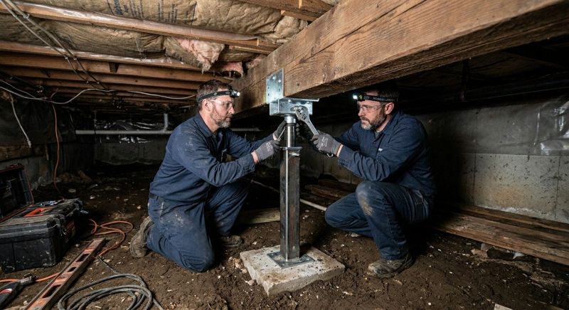 Crawl Space Leveling in Mahoning County, OH