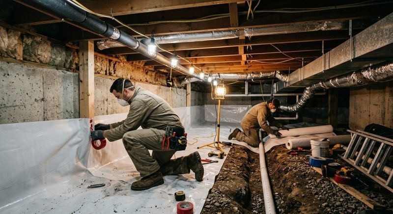 Crawl Space Leveling in Mahoning County, OH