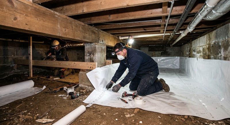 Crawl Space Leveling in Mahoning County, OH