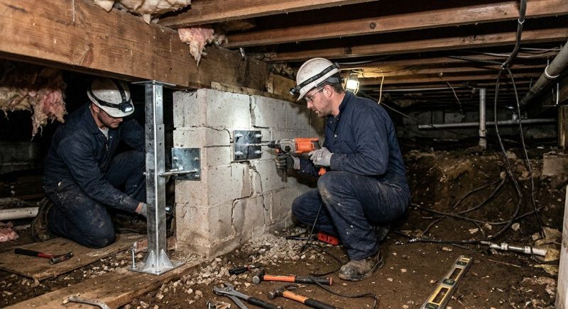 Crawlspace Foundation Repair in Canfield, OH