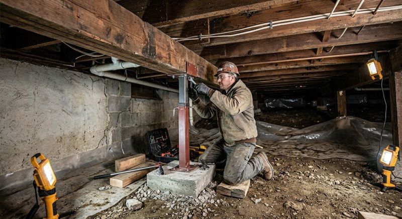 Crawlspace Foundation Repair in Hubbard, OH