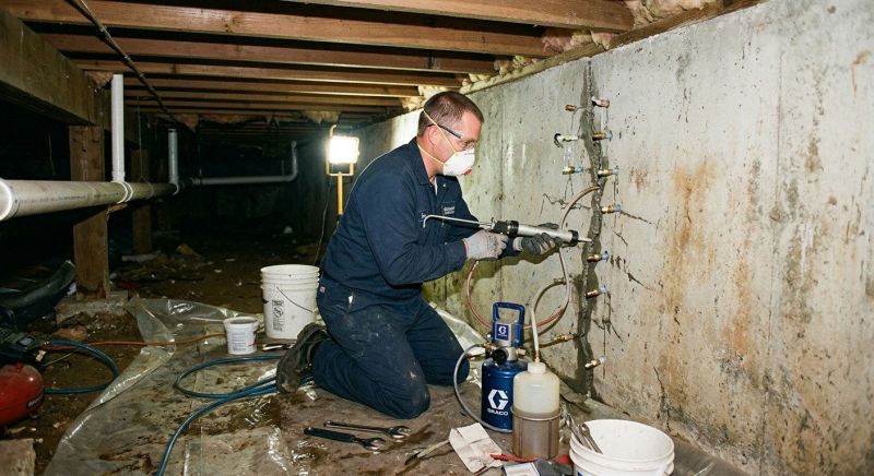 Crawlspace Foundation Repair in New Middletown, OH