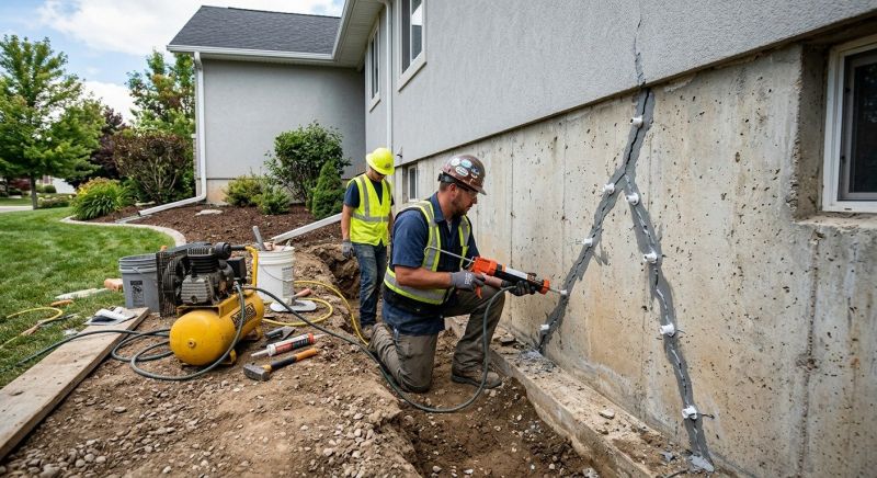 Foundation Damage Repair in Canfield, OH