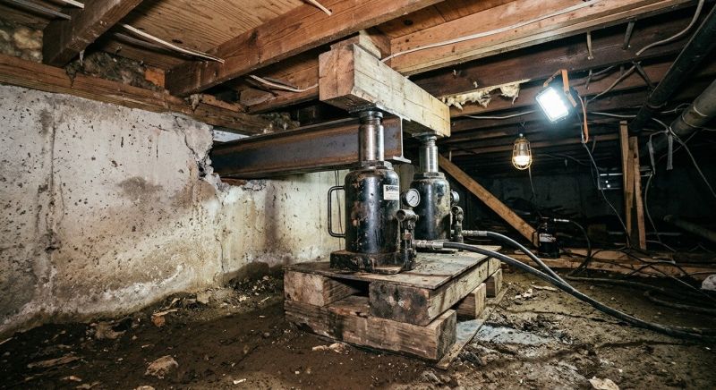 Foundation Jacking in Alliance, OH