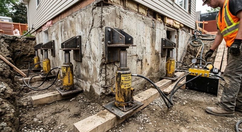 Foundation Jacking in Beloit, OH