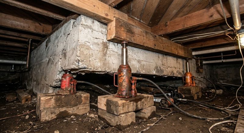 Foundation Jacking in Deerfield, OH