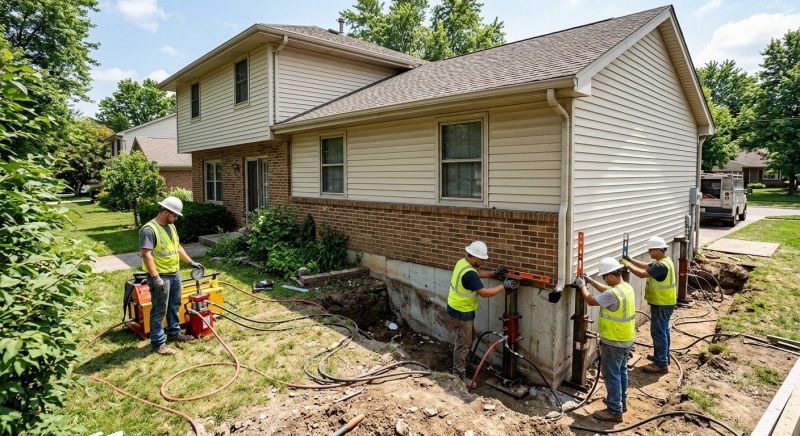 Foundation Jacking in Enon Valley, PA