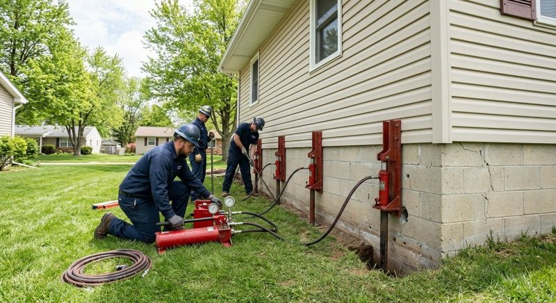 Foundation Jacking in New Middletown, OH