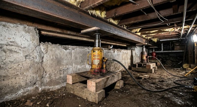 Foundation Jacking in New Wilmington, PA