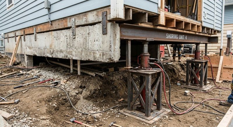 Foundation Jacking in Volant, PA