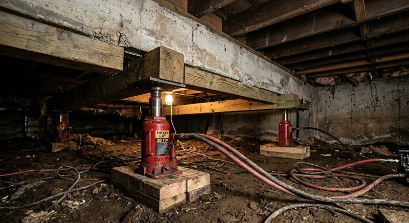 Foundation Jacking in Youngstown, OH