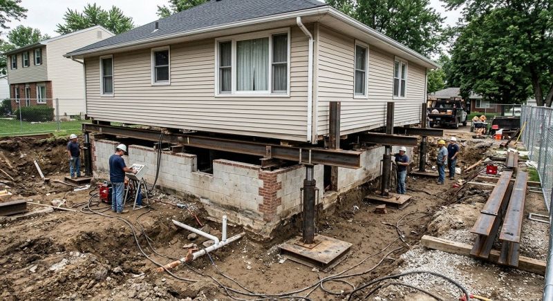 Foundation Lifting in Girard, OH