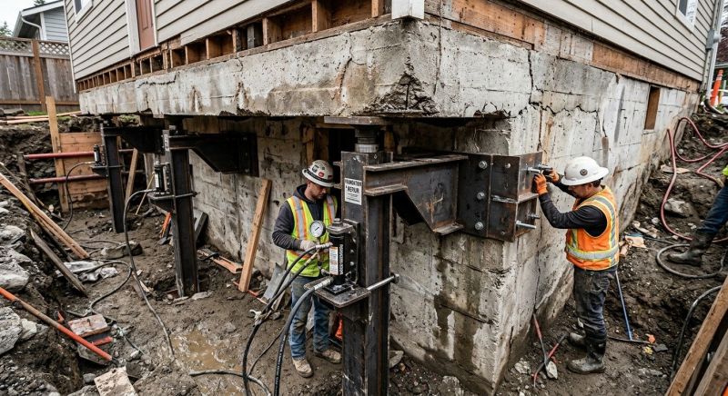 Foundation Lifting in Mahoning County, OH
