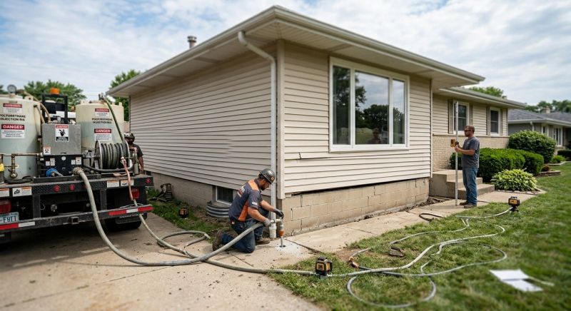 Foundation Lifting in Youngstown, OH