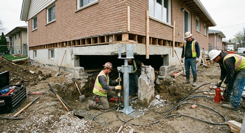 Foundation Pier Repair in Mahoning County, OH