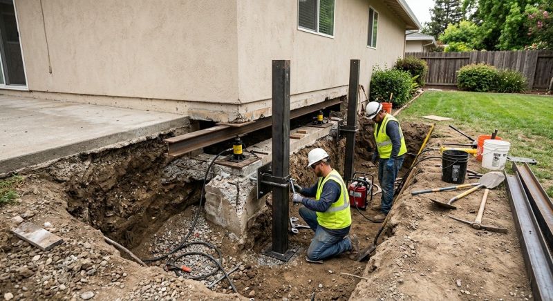 Foundation Pier Repair in Mahoning County, OH