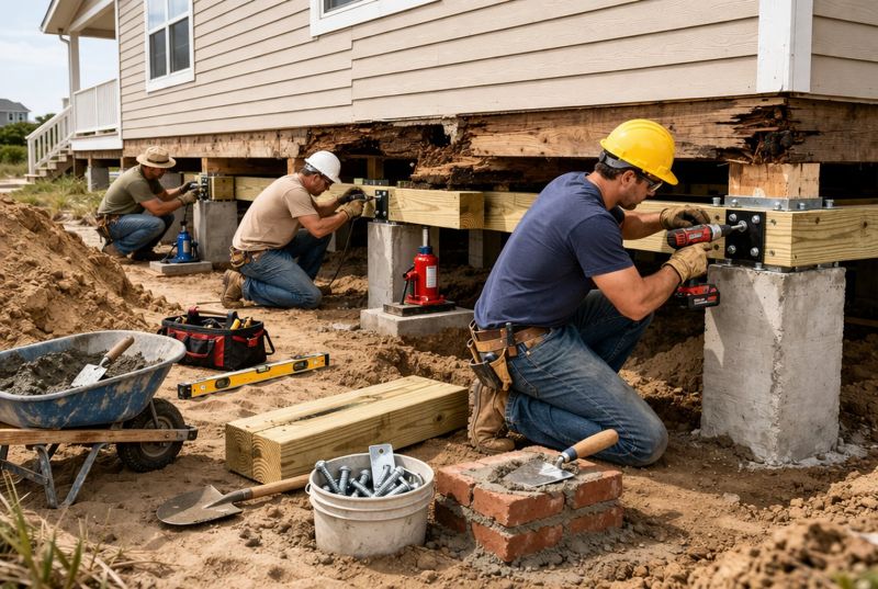 Foundation Raising in Beloit, OH