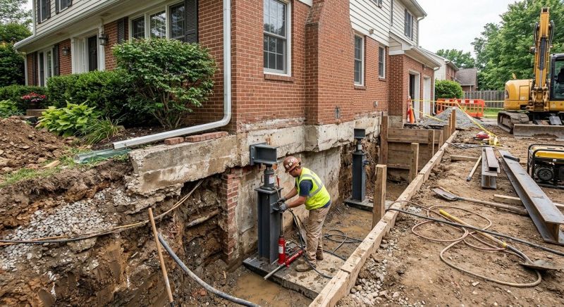 Foundation Raising in Struthers, OH