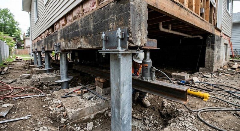 Foundation Raising in Struthers, OH