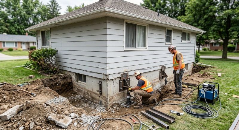 Foundation Repair in Hermitage, PA