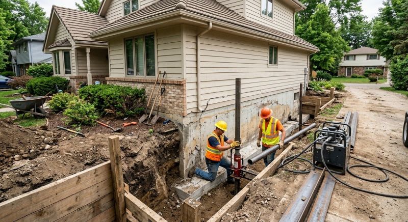Foundation Repair in Struthers, OH