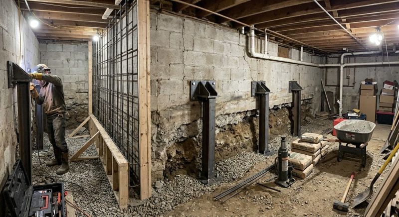 Foundation Stabilizing in Brookfield, OH
