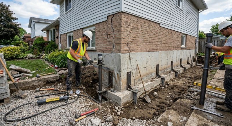 Foundation Stabilizing in Campbell, OH