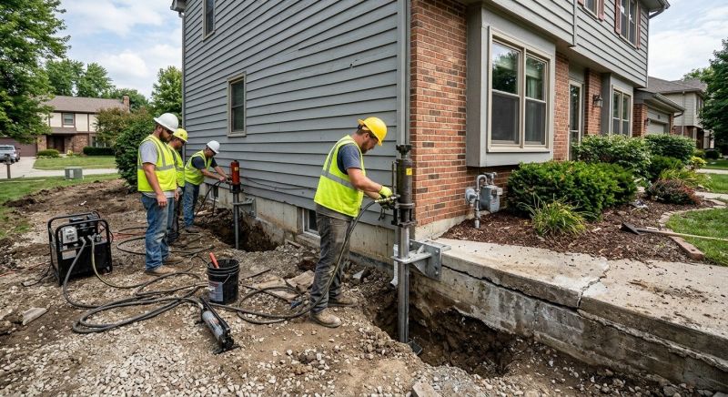 Foundation Stabilizing in Cortland, OH