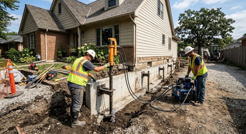Foundation Stabilizing in Mahoning County, OH
