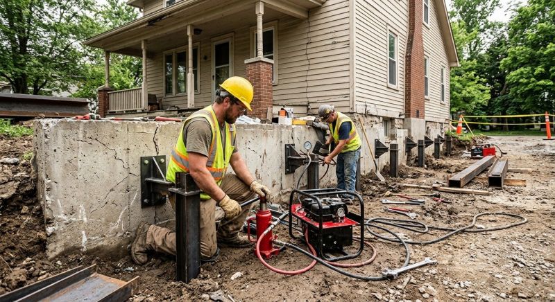 Foundation Stabilizing in Vienna, OH