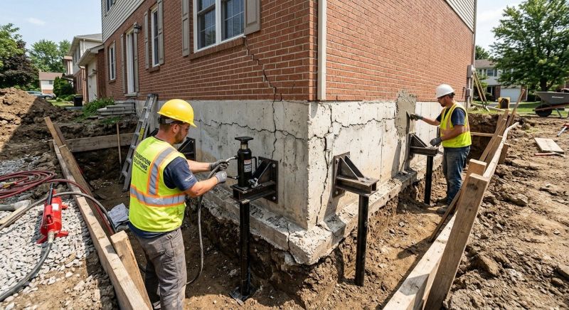 Foundation Structural Repair in Deerfield, OH