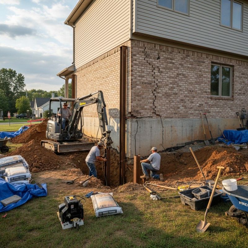 Foundation Structural Repair in Vienna, OH