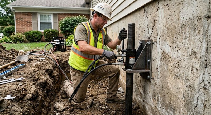 Home Foundation Leveling in Berlin Center, OH