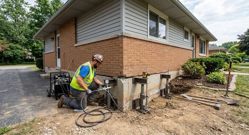 Home Foundation Leveling in Lisbon, OH