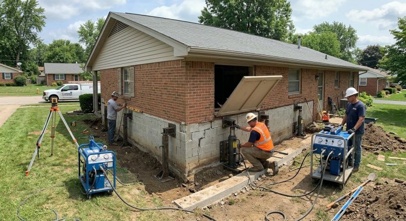Home Foundation Leveling in Struthers, OH
