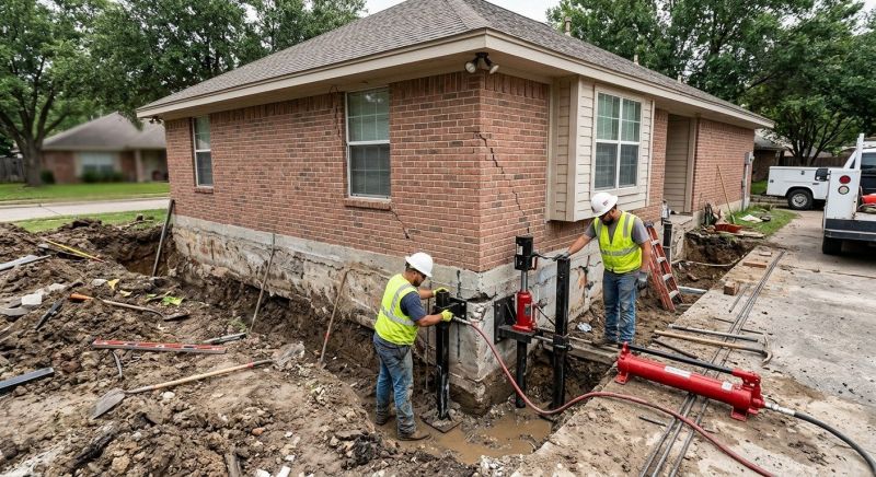 House Foundation Repair in Alliance, OH