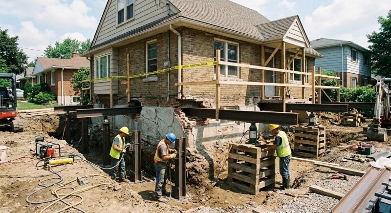House Foundation Repair in Mahoning County, OH