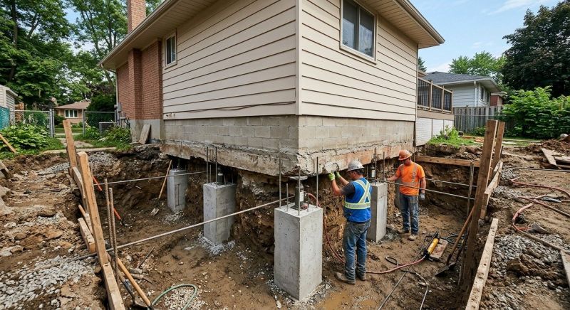House Underpinning in Mahoning County, OH