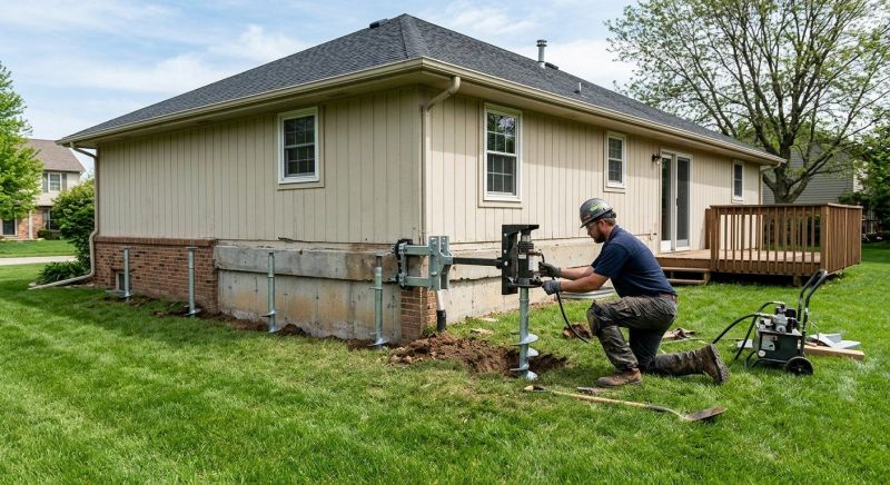 Settling Foundation Service in Lisbon, OH