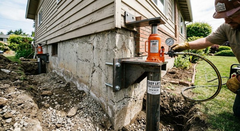 Sinking Foundation Lifting in Mahoning County, OH
