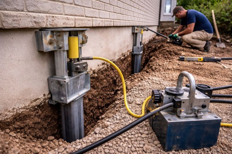 Sinking Foundation Repair in Berlin Center, OH